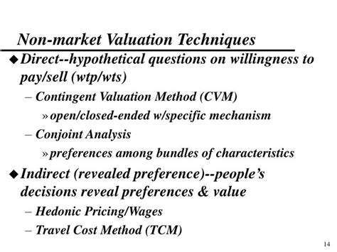 PPT 5 WHAT ARE THE KEY BENEFIT COST MEASUREMENT METHODS FOR NATURAL