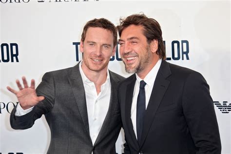 Photo Michael Fassbender Et Javier Bardem Lors De L Avant Premi Re Du