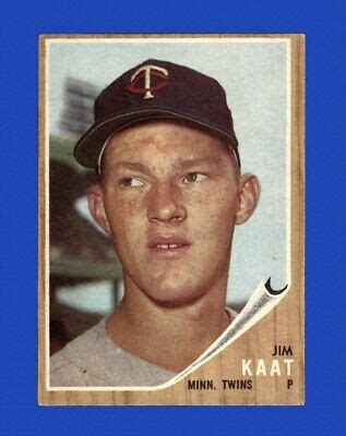 1962 Topps Set Break 21 Jim Kaat VG VGEX GMCARDS EBay