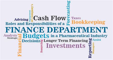 Roles And Responsibilities Of A Finance Department In A Pharmaceutical