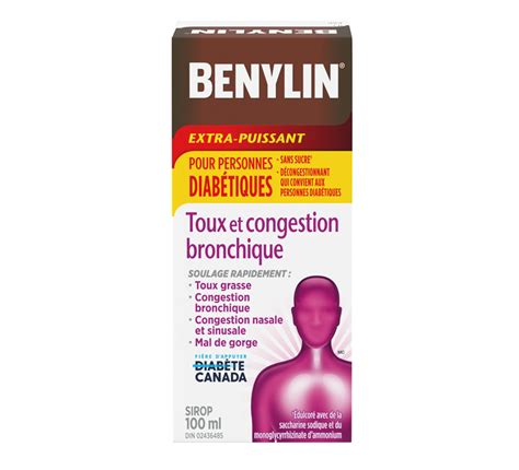 Sirop BENYLIN Toux pour diabétiques