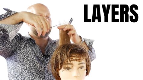 Mens Layered Haircut Tutorial Step By Step Thesalonguy Youtube