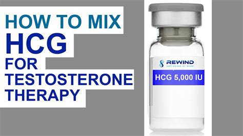 How To Easily Mix Hcg For Testosterone Therapy Valuable Expert Advice