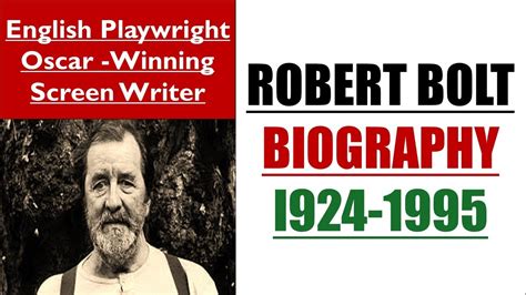 Robert Bolt Biography || English play write || screen writer || Oscar ...