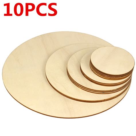 10 15 20 25cm Wood Circles For Craft Unfinished Wood Rounds Wooden