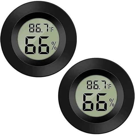 Meggsi Pak Mini Digitalt Hygrometer M Ler Indend Rs Termometer Lcd