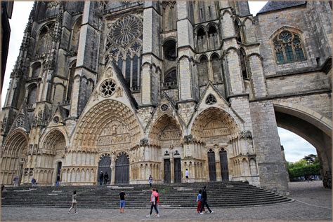 Fa Ade Occidentale De La Cath Drale Saint Tienne Bourges Flickr