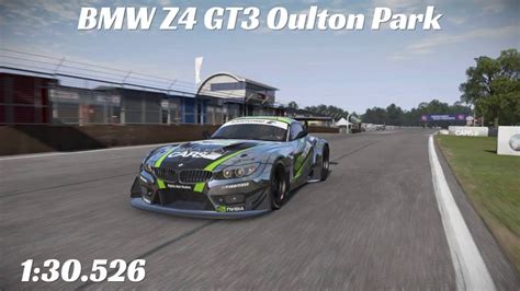 Project Cars BMW Z4 GT3 Oulton Park Hotlap Setup 1 30 526 No Assists