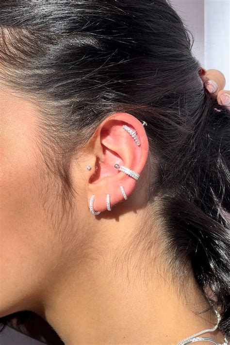 Comprar Piercing De Prata Cravejado Conch A Partir De R