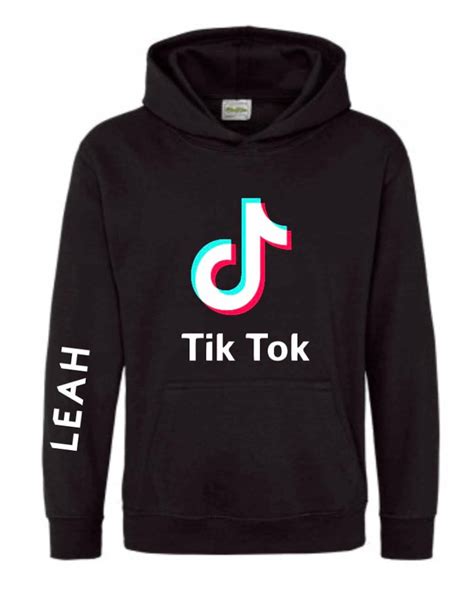 Personalised Tiktok Hoodie Fyp Hoodie Tik Tok Jumper Etsy