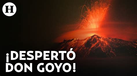 Volc N Popocat Petl Registra Fuertes Explosiones Actividad Se