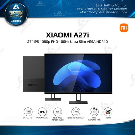 Jual Monitor Led Xiaomi A I Ips P Fhd Hz Ultra Slim Vesa