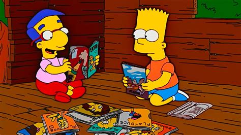 Bart Y Milhause Ven Rebistas De Adulto Los Simpsons Capitulos Completos