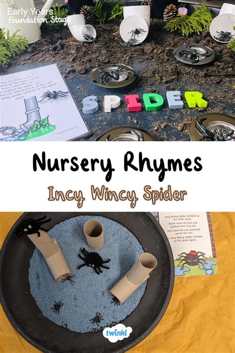 Incy Wincy Spider Activities For Nursery Rhyme Week