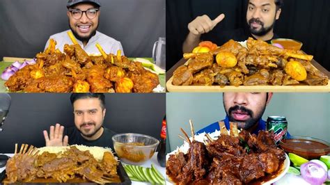 Asmr Eating Spicy Mutton Curry🔥 Chicken Curry🐔 Egg🥚 Curry