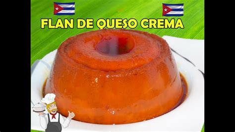 Flan De Queso Crema Con 1 Solo Huevo Youtube