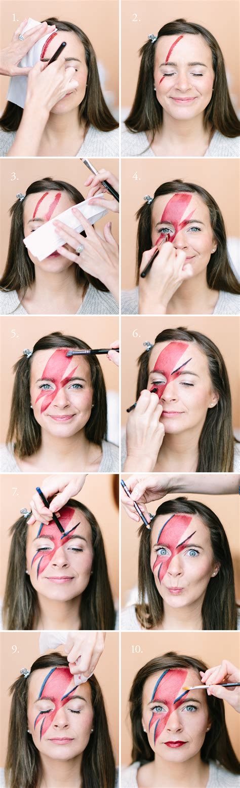 David Bowie Lightning Makeup Tutorial | Saubhaya Makeup