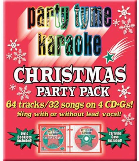 Party Tyme Karaoke Christmas Party Pack CD Walmart