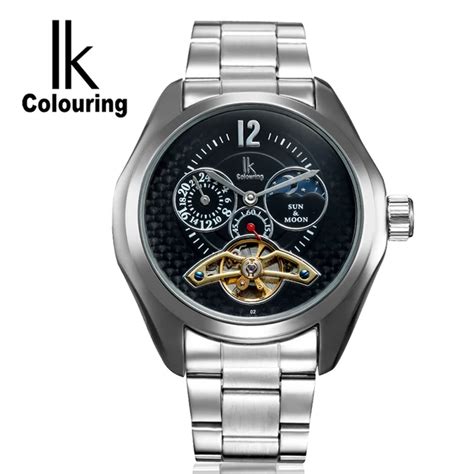 Ik Colouring Brand Men S Watches Six Pin Moon Phases Automatic Watch