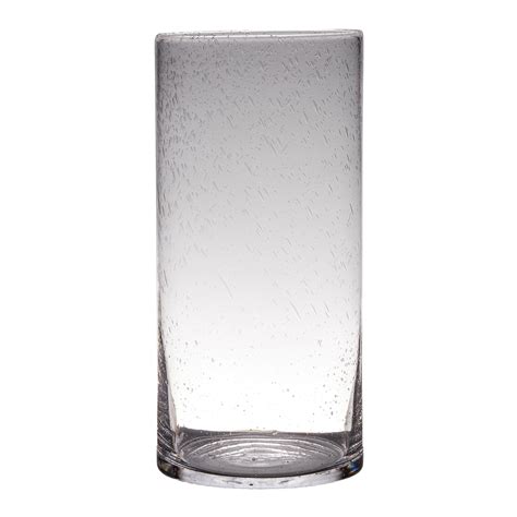 Hakbijl Glass Archer Soda Bubbles Cilinder Vaas H 40 X D 19 Cm Kopen