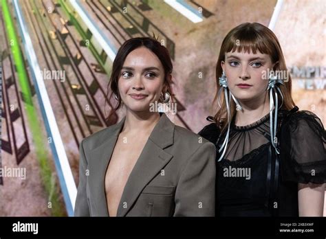 Phia Saban And Olivia Cooke Attend Ceremonial Lighting Of Empire State