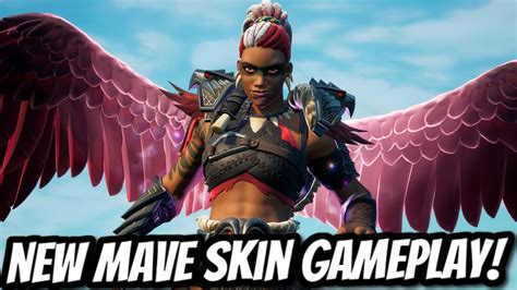 New Mave Skin Gameplay All Unlockable Styles Fortnite Battle