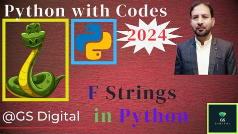 F Strings In Python Python With Codes Urdu Hindi Youtube