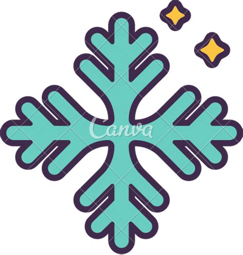 Snowflake 素材 Canva可画