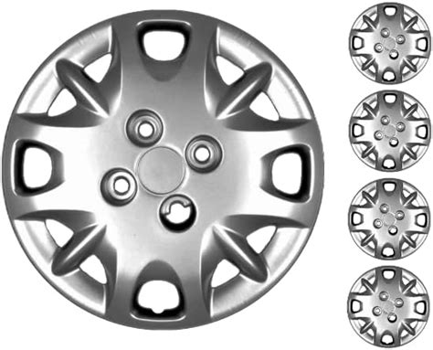 Amazon Copri Set Of 4 Wheel Cover 13 Inch Silver Universal Hubcap