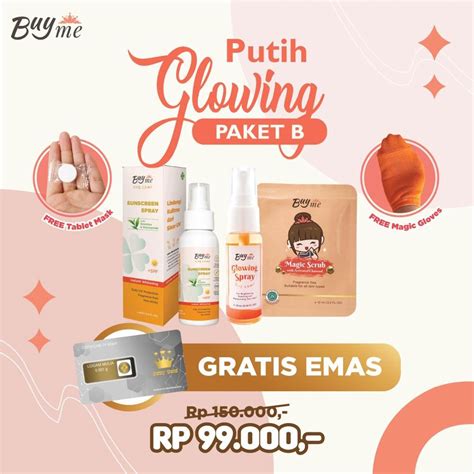 Jual Buyme Paket Skincare Bundle Lengkap Muka Wajah Badan Sunscreen