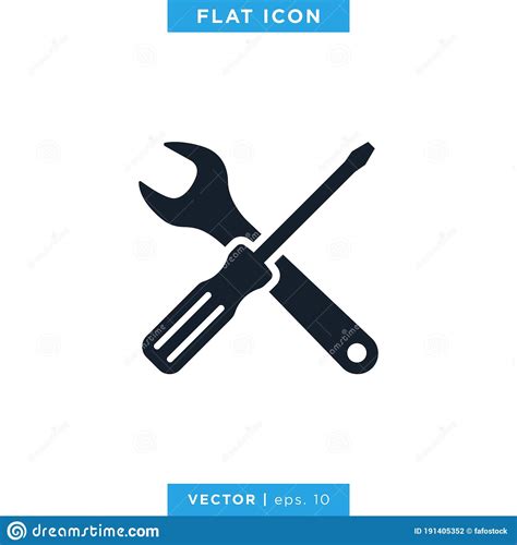 Plantilla De Dise O De Logotipo De Vectores De Iconos De Herramientas