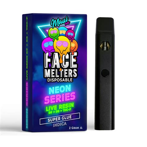 Maui Labs Face Melters Neon Series Disposable Vape 2g Delta 8 Resellers