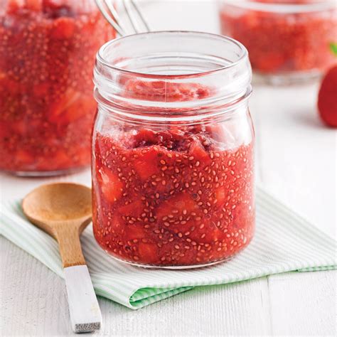 Confiture De Fraises Et Graines De Chia Je Cuisine