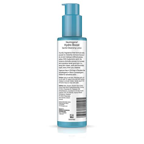 Neutrogena Hydro Boost Gentle Cleansing Lotion 162ml – UK DIRECT BD