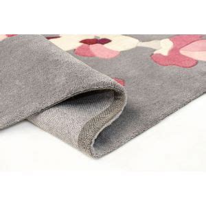 Tapis De Salon Fleurs Cerisier Rose Et Gris Par Flair Rugs