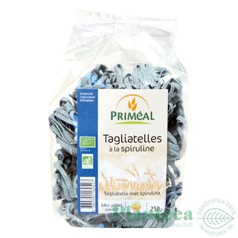 Paste Tagliatelle Grau Spirulina Eco 250g Primeal Pret 26 1 Lei