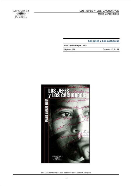 Los Jefes Y Los Cachorros Libro Mario Vargas Llosa Alianza