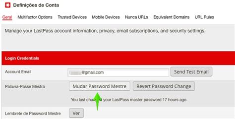 Como Mudar A Senha Do Lastpass
