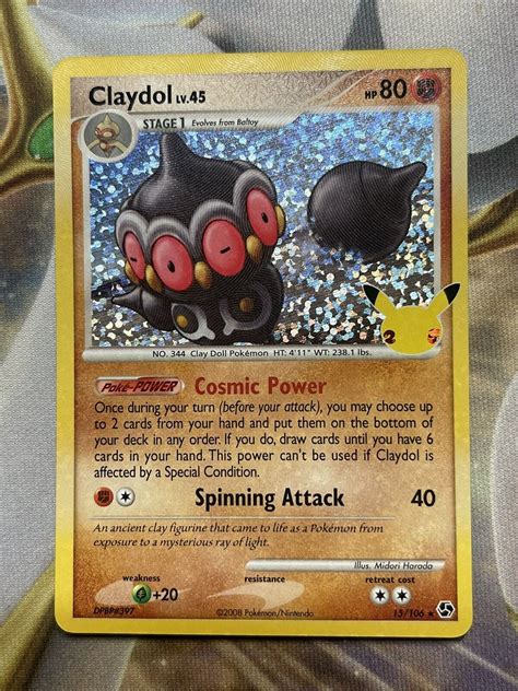 Pok Mon Tcg Claydol Celebrations Classic Collection Holo Holo