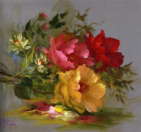 Gary Jenkins Still Life Of Flowers Tutt Art Pittura