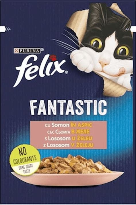 Felix Fantastic Potpuna Hrana Za Odrasle Ma Ke Losos U Eleu G