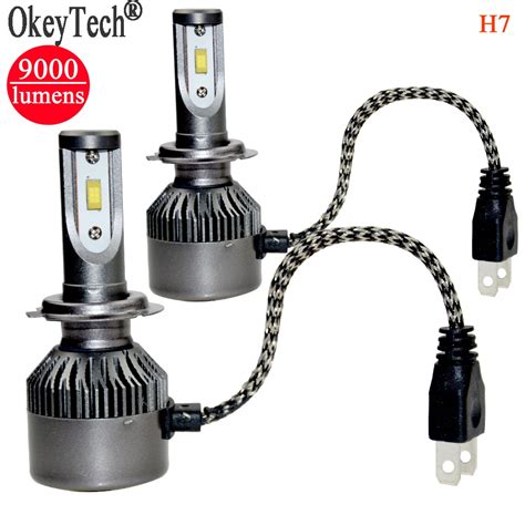 Pcs Set Super Bright H Led Headlight Bulb Single Beam W Lm