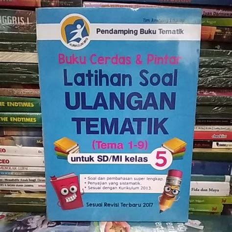 Jual Buku Cerdas Pintar Latihan Soal Ulangan Tematik Tema 1 9 SD MI