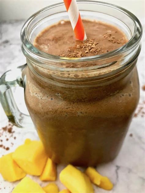 Chocolate Mango Smoothie Bree S Vegan Life