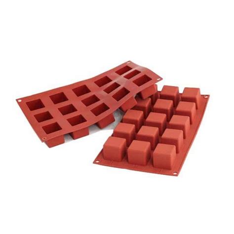 Moule Silicone En Forme De Cube 35mm Chocolat Chocolat Inc