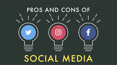 Social Media The Pros And Cons Of Each Social Network