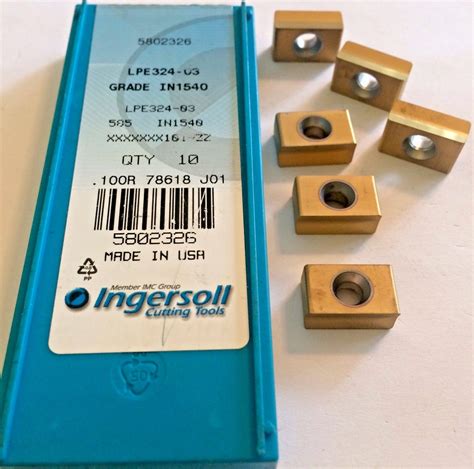 Ingersoll Carbide Inserts Lpe Gr In Lpe Qty