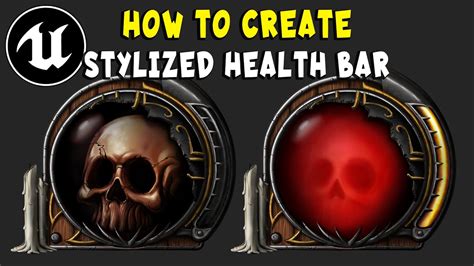 Create A Stylized Graphical Health Stamina Bar In Unreal Engine