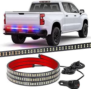 Amazon XRIDONSEN 48 Inch Truck Tailgate Police Lights Strip Rear