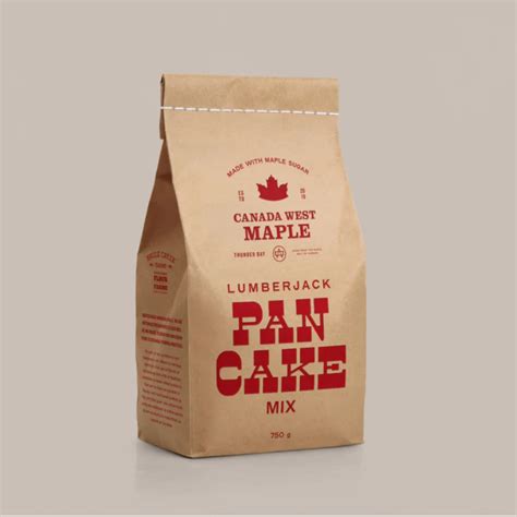 Canada West Maple | Lumberjack Pancake Mix | 750g | Compass Foods ...